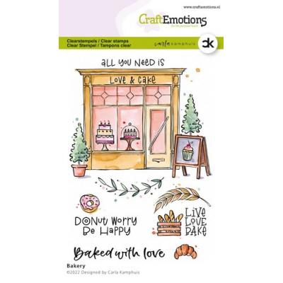 CraftEmotions Carla Kamphuis Clear Stamps - Bäckerei